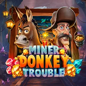 Miner Donkey Trouble Logo