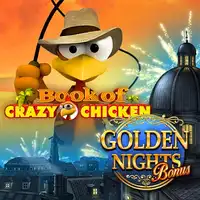 Book of Crazy Chicken Golden Nights Logo