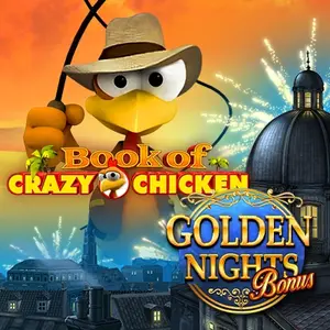 Book of Crazy Chicken Golden Nights Logo