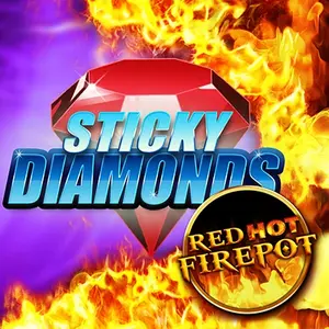 Sticky Diamonds Red Hot Firepot Logo