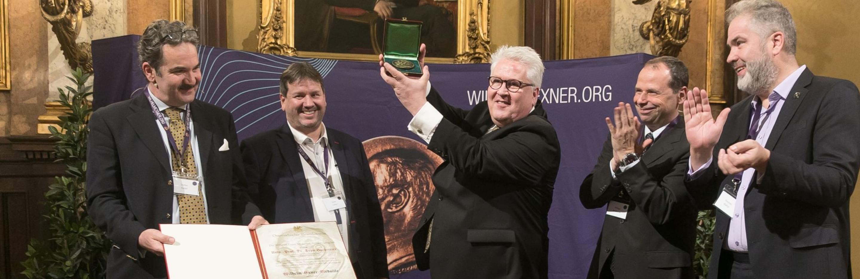 Prof. Dr. Sepp Hochreiter receives Exner Medal with applause