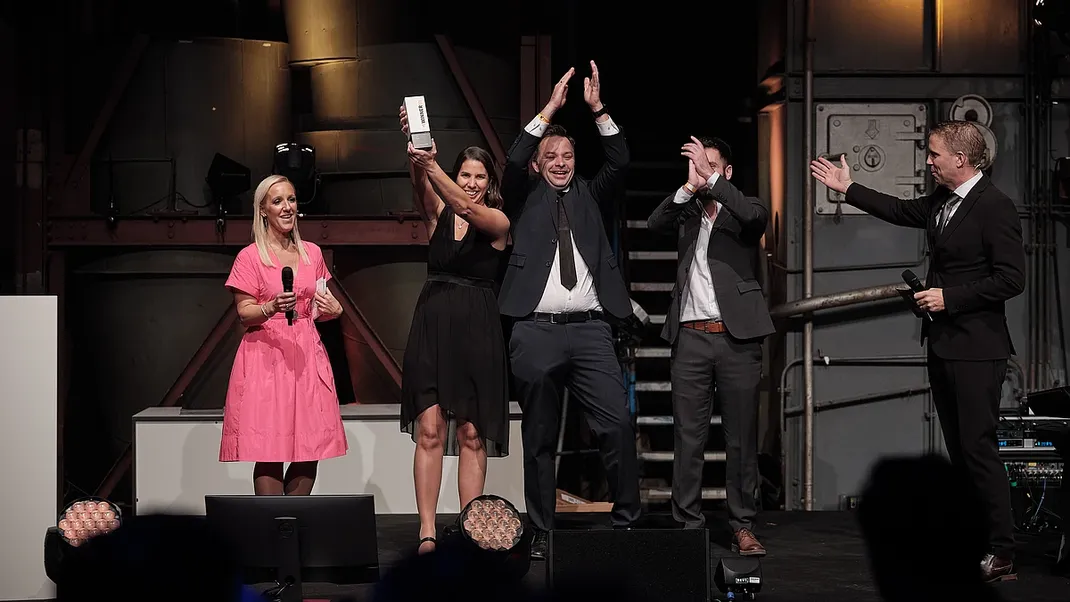 Team Cyberhouse feiert den TYPO3 Award