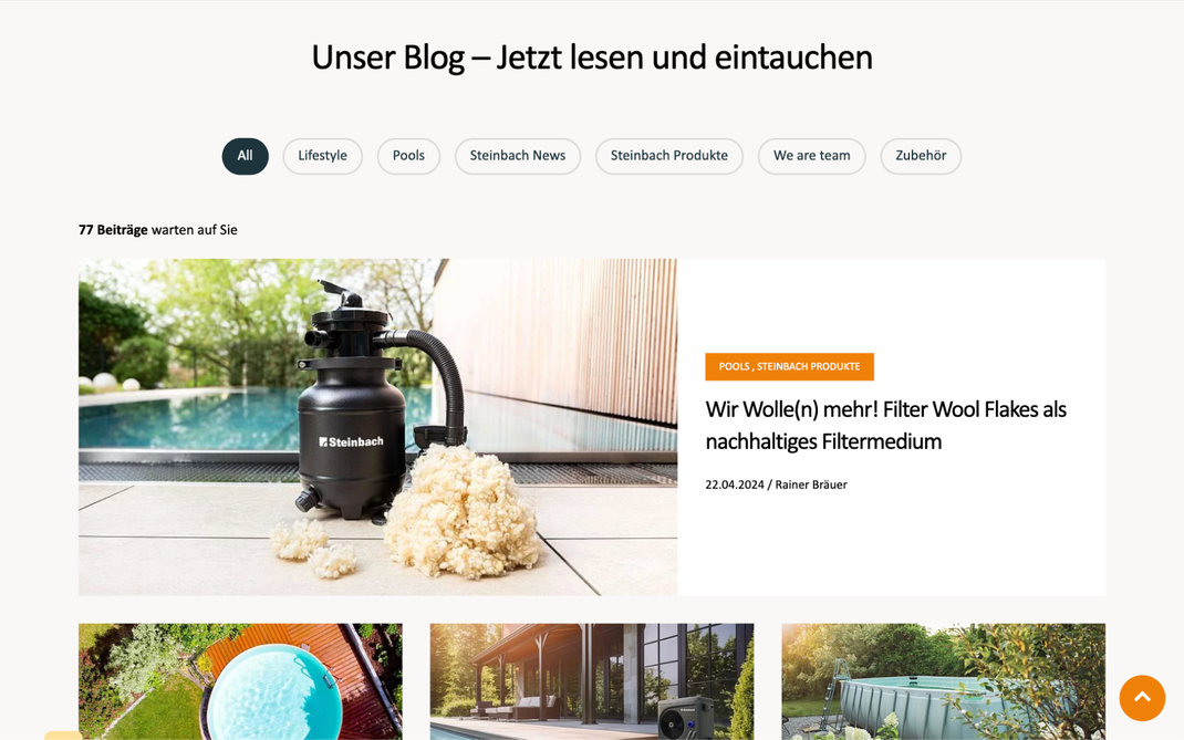 Steinbach Blog Übersicht