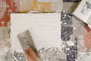 Ein Experiment in Weiß, Making-of eines weißen Putzmusters