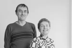 Portraitaufnahme von Anna Popelka und Georg Poduschka, PPAG architects