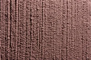 Putz Fassade Putzoberfläche Oberfläche Detail Besenzug Körnung StoColor Sto Architectural Colours Farbton 16133 matt gerichtet linear