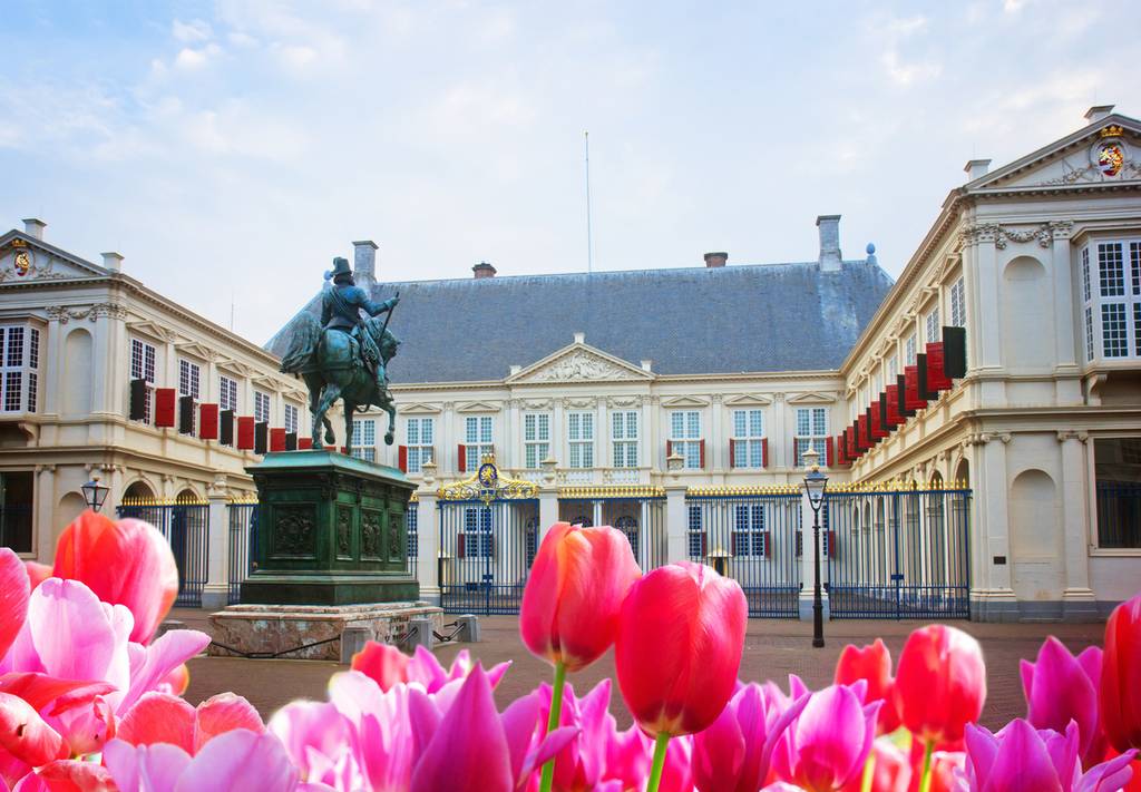 Den Haag und der Palast Noordeinde