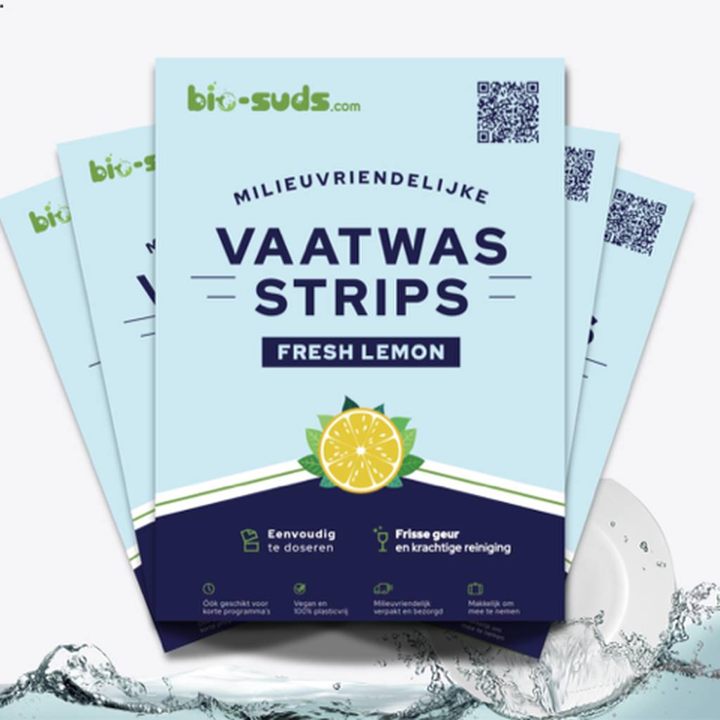 Bio-Suds® - Milieuvriendelijke Vaatwasstrips