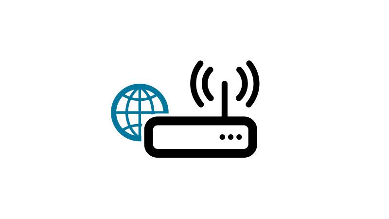 Internet mit Router
