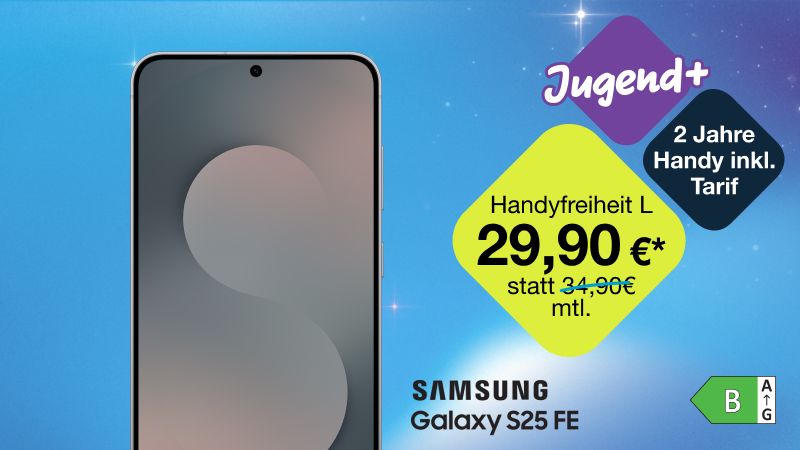 Samsung S25 FE mit Jugend+