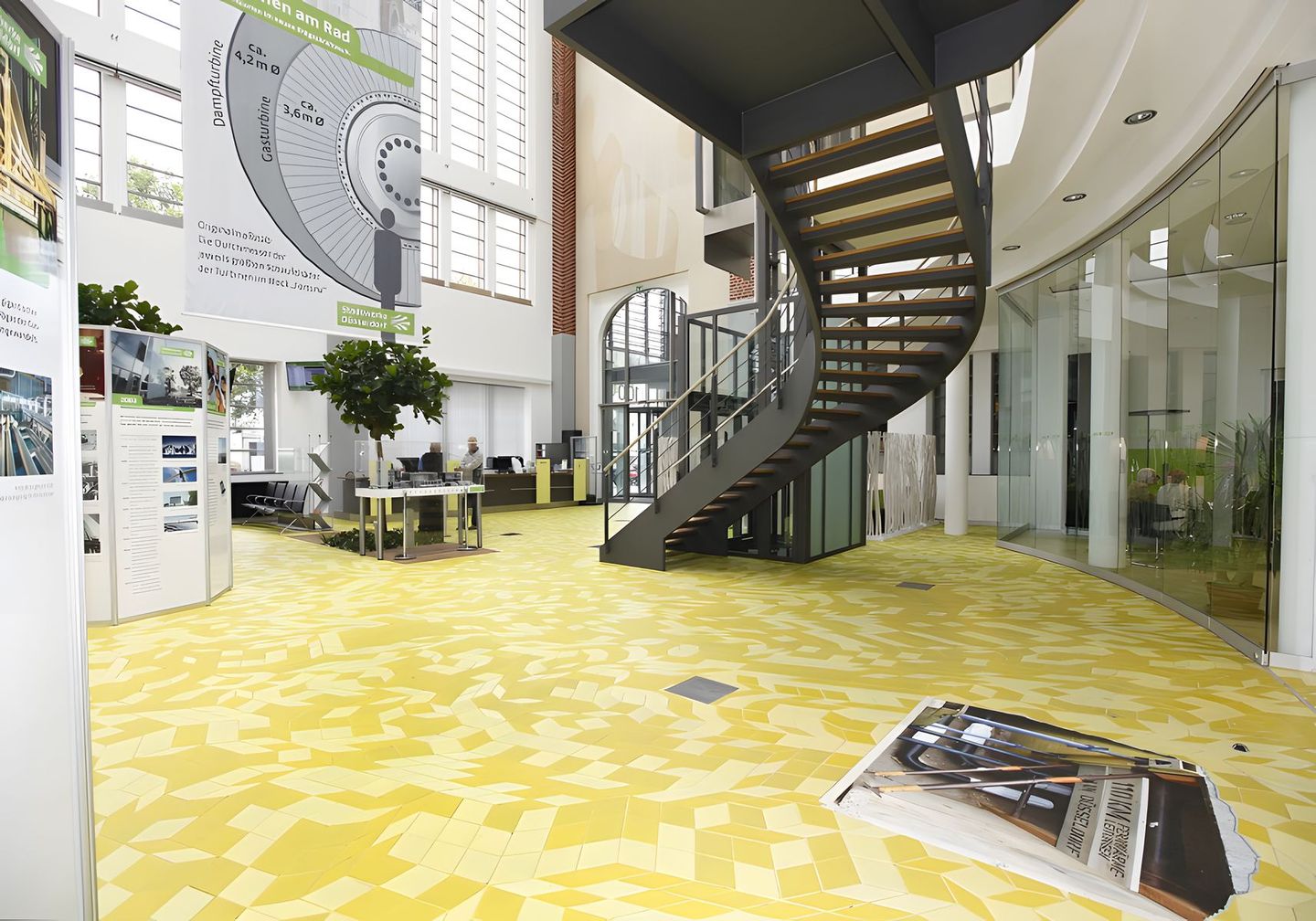 Die Eingangshalle des Energie Service Centers