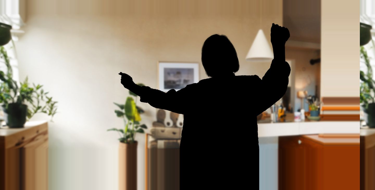 Ein schwarzer Schatten