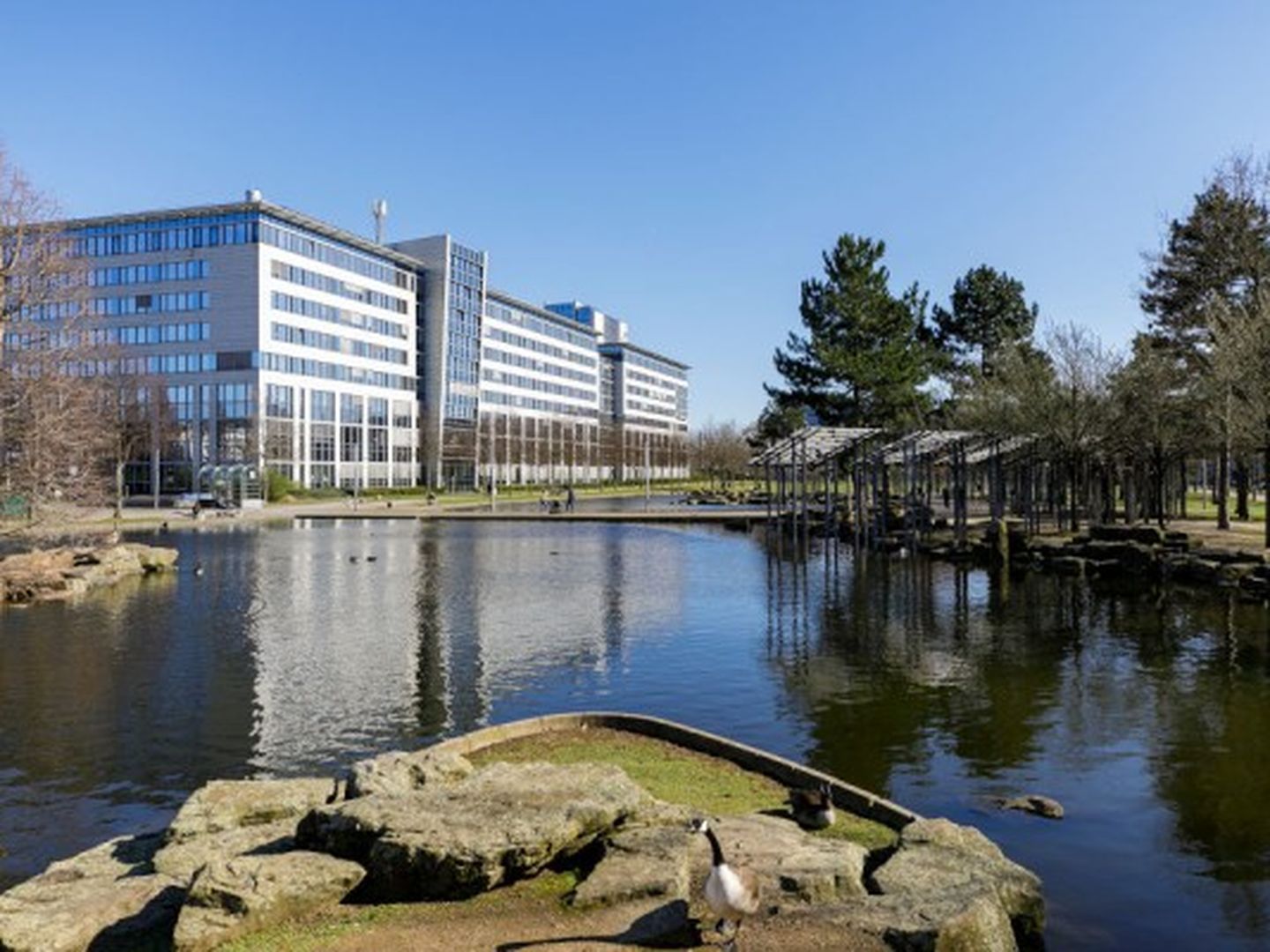 Der Park an der Haifastraße in Düsseldorf Oberbilk © Ulrik Eichentopf