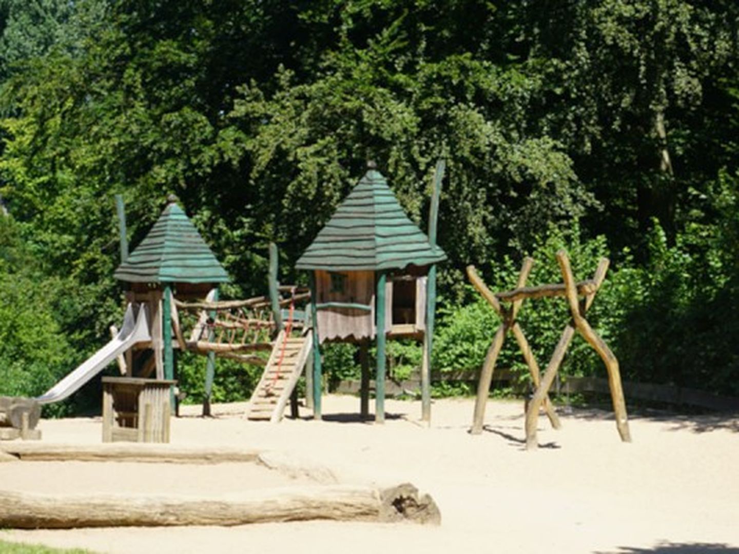 Kinderspielplatz im Wildpark. © Gartenamt Stadt Düsseldorf