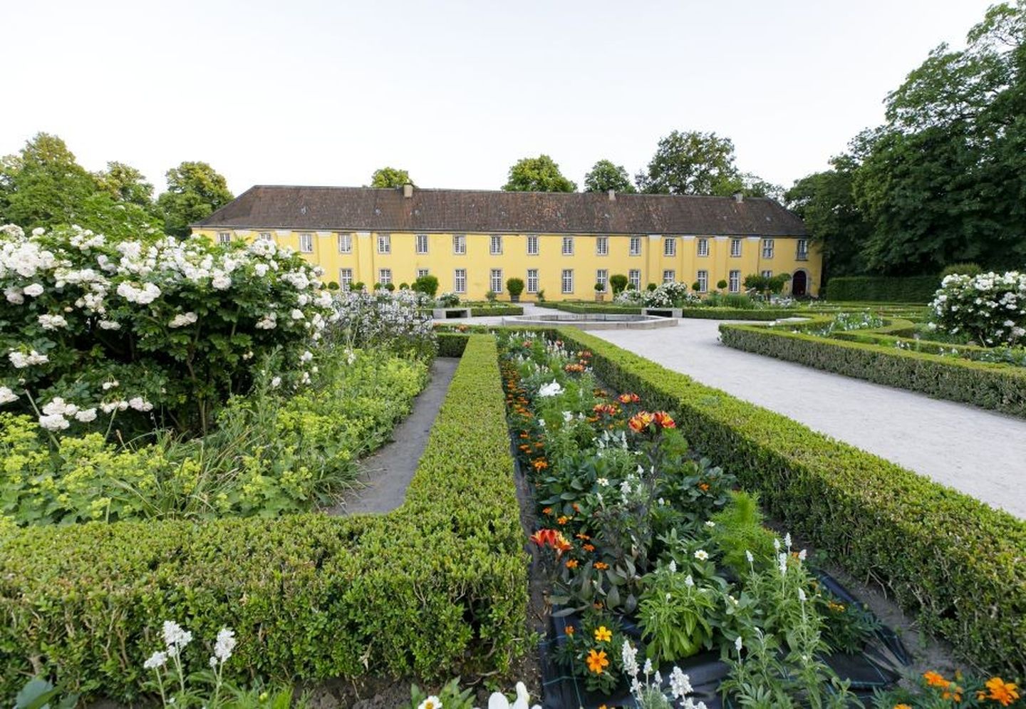 Der Parterregarten im Schlosspark Benrath.
