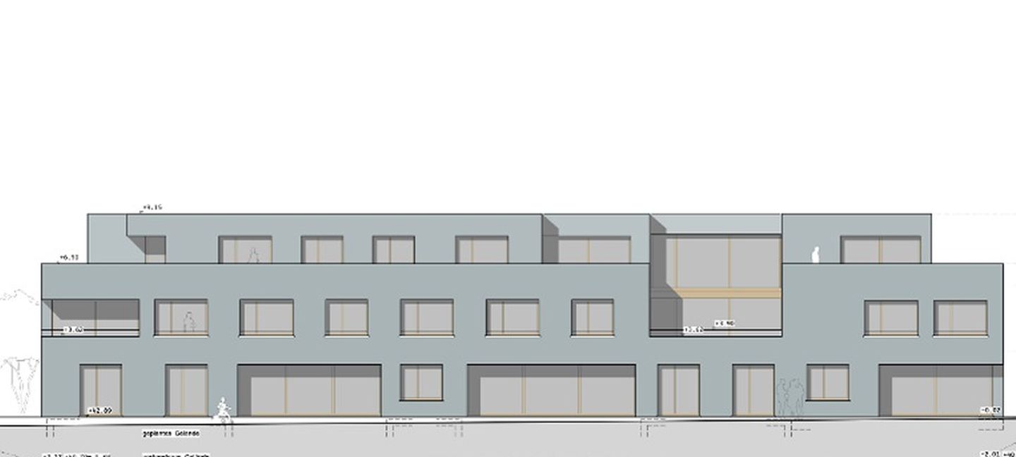 Architekturskizze Villa Pillebach