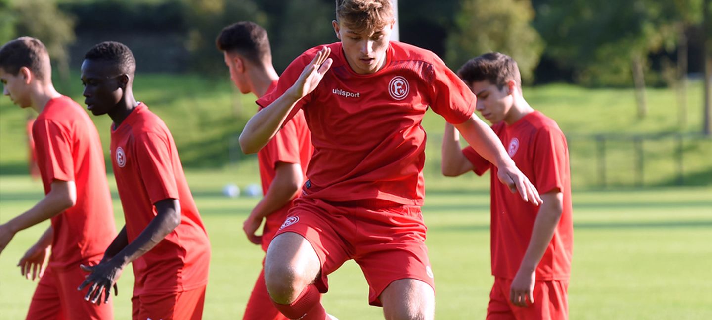 Spieler von Fortuna Düsseldorf beim Training