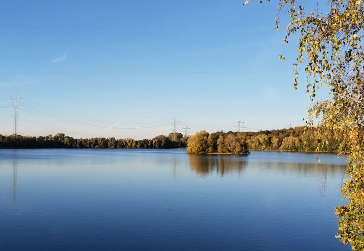 Der Angermunder See ist zu jeder Jahreszeit ein Highlight. 