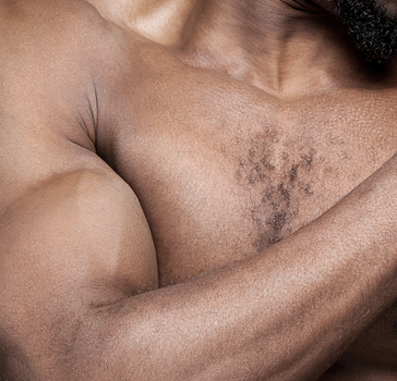 Close up of chest
