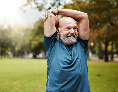 man-exercising