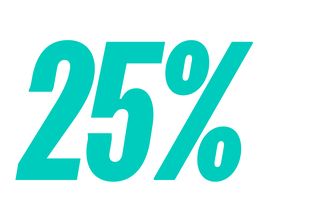 25 percent