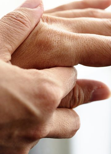 Close-up of hands holding