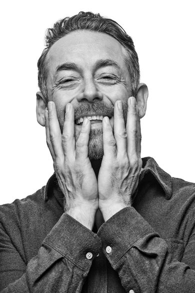 Man smiling