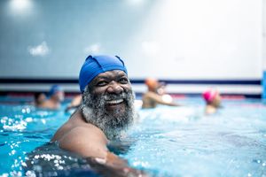 man-swimming