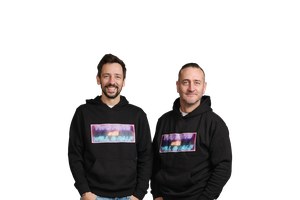 Two Pints podcast hosts