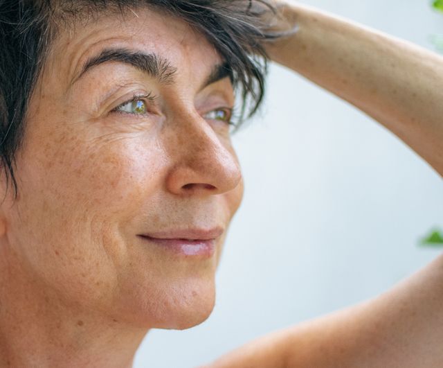 woman-touching-her-hair