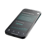 A mobile phone showing a health data app.