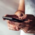 woman on phone