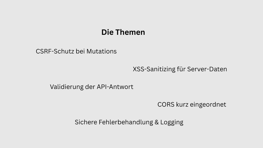 Fetch like a pro, Teil 4: Sicherheit beim Server State