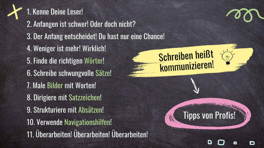Schreiben heißt kommunizieren. Schreiben lernen heißt – hier weiterlesen!
