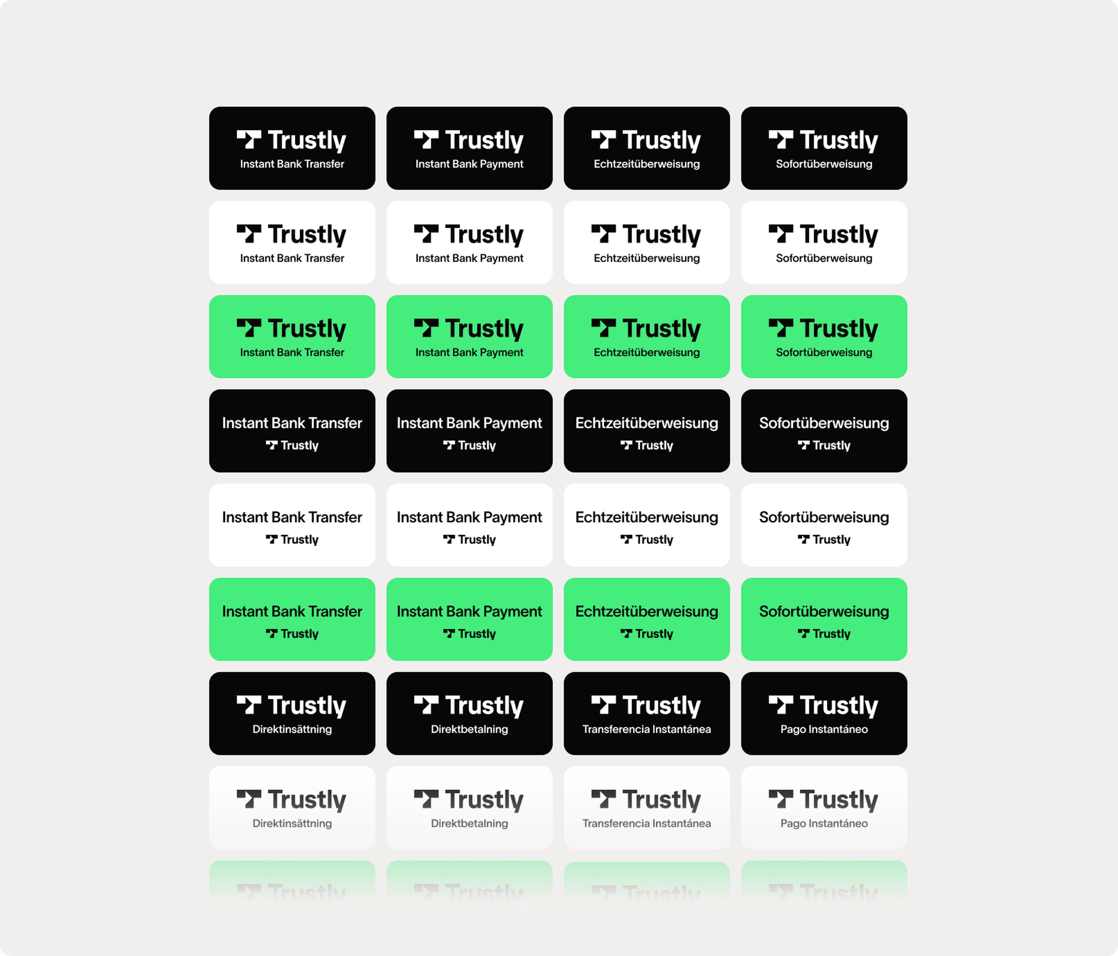 Trustly assets Overview | Checkout Guidelines | Trustly Docs