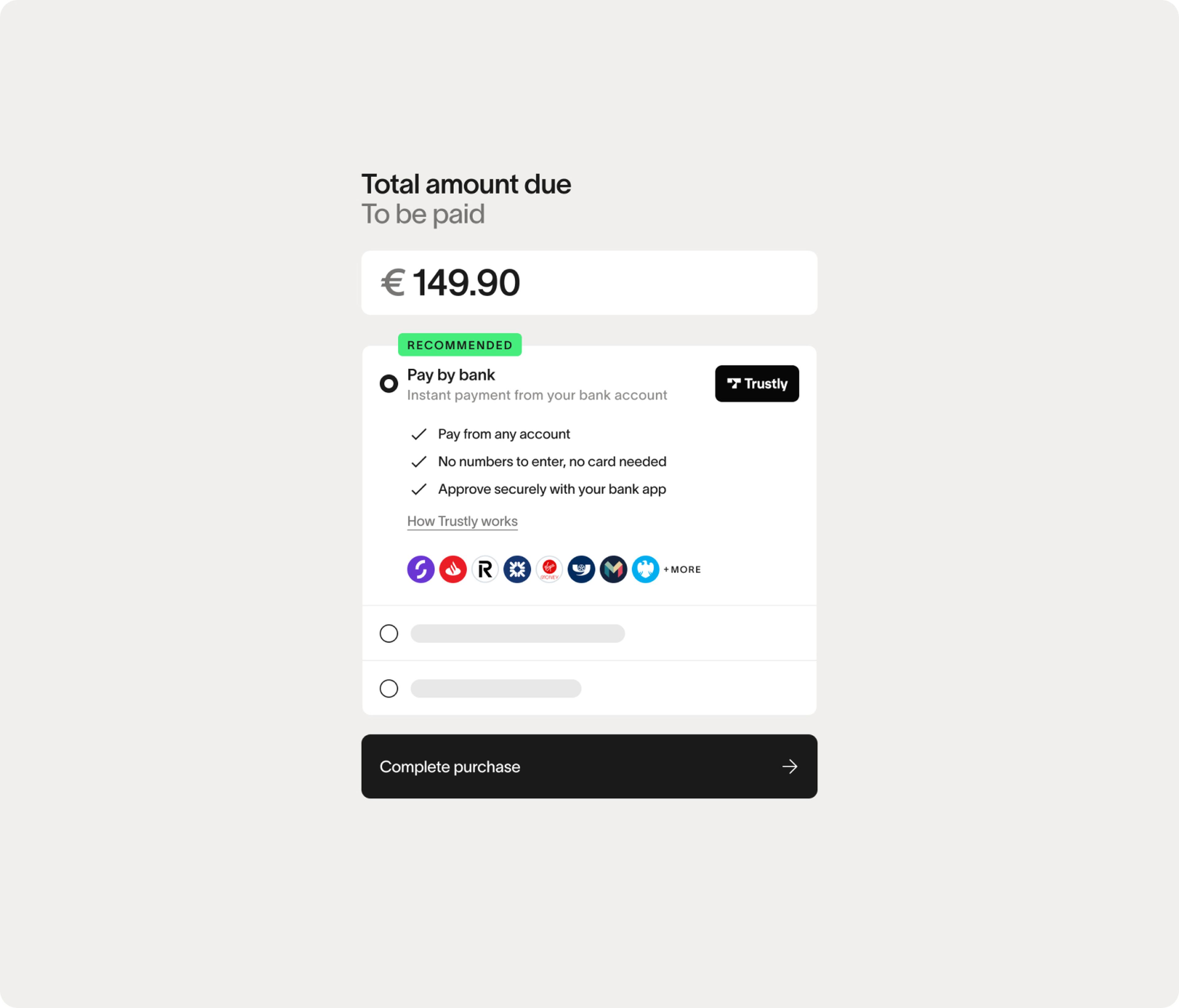 Checkout Guidelines | Trustly Docs