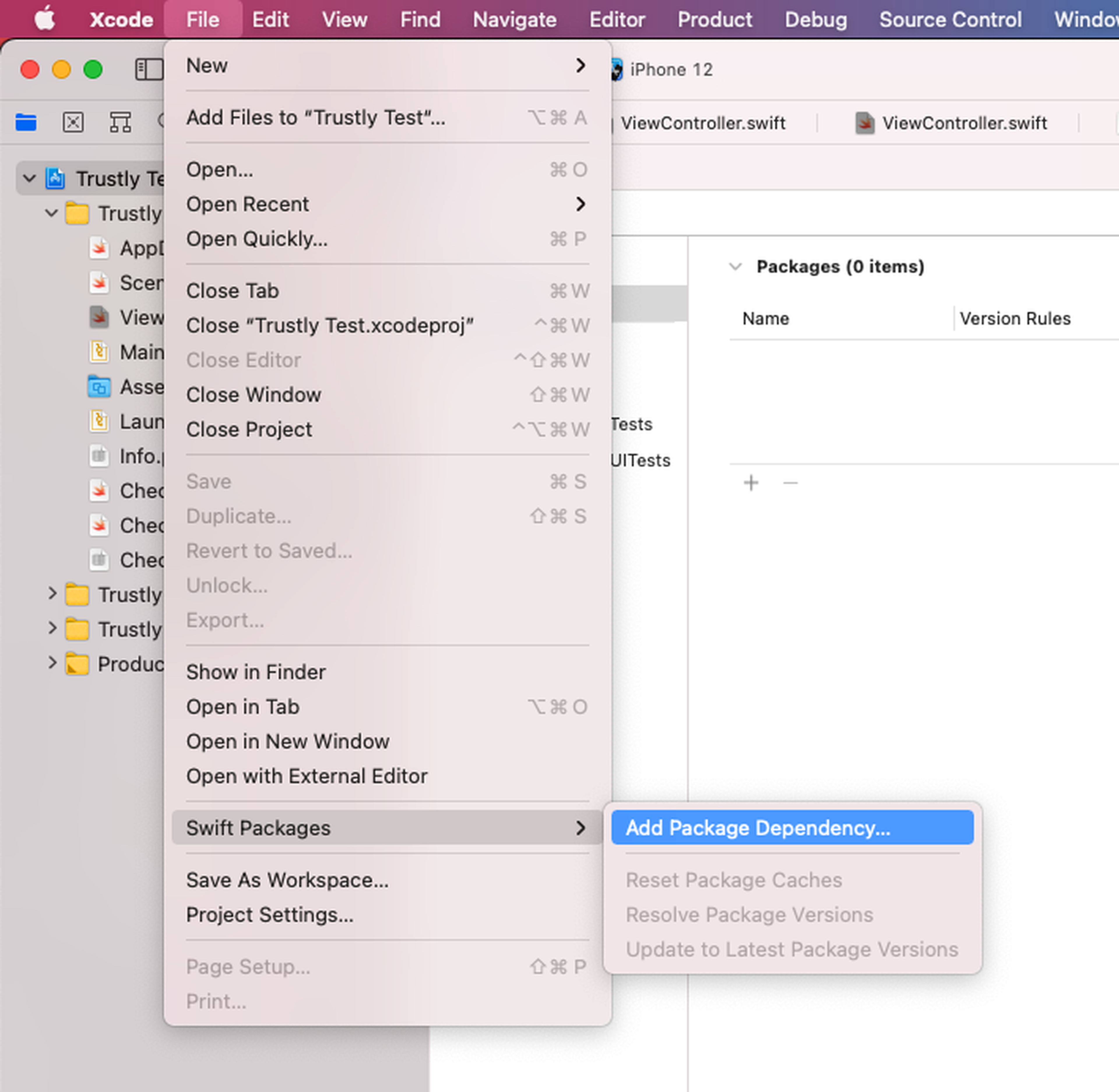 iOS SDK | API | Trustly Docs