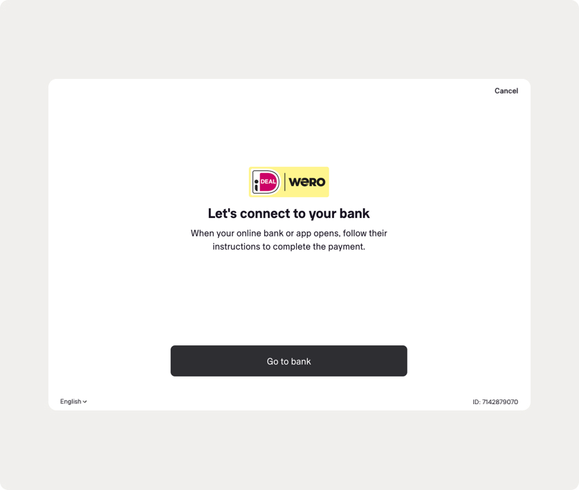 iDEAL | API | Trustly Docs