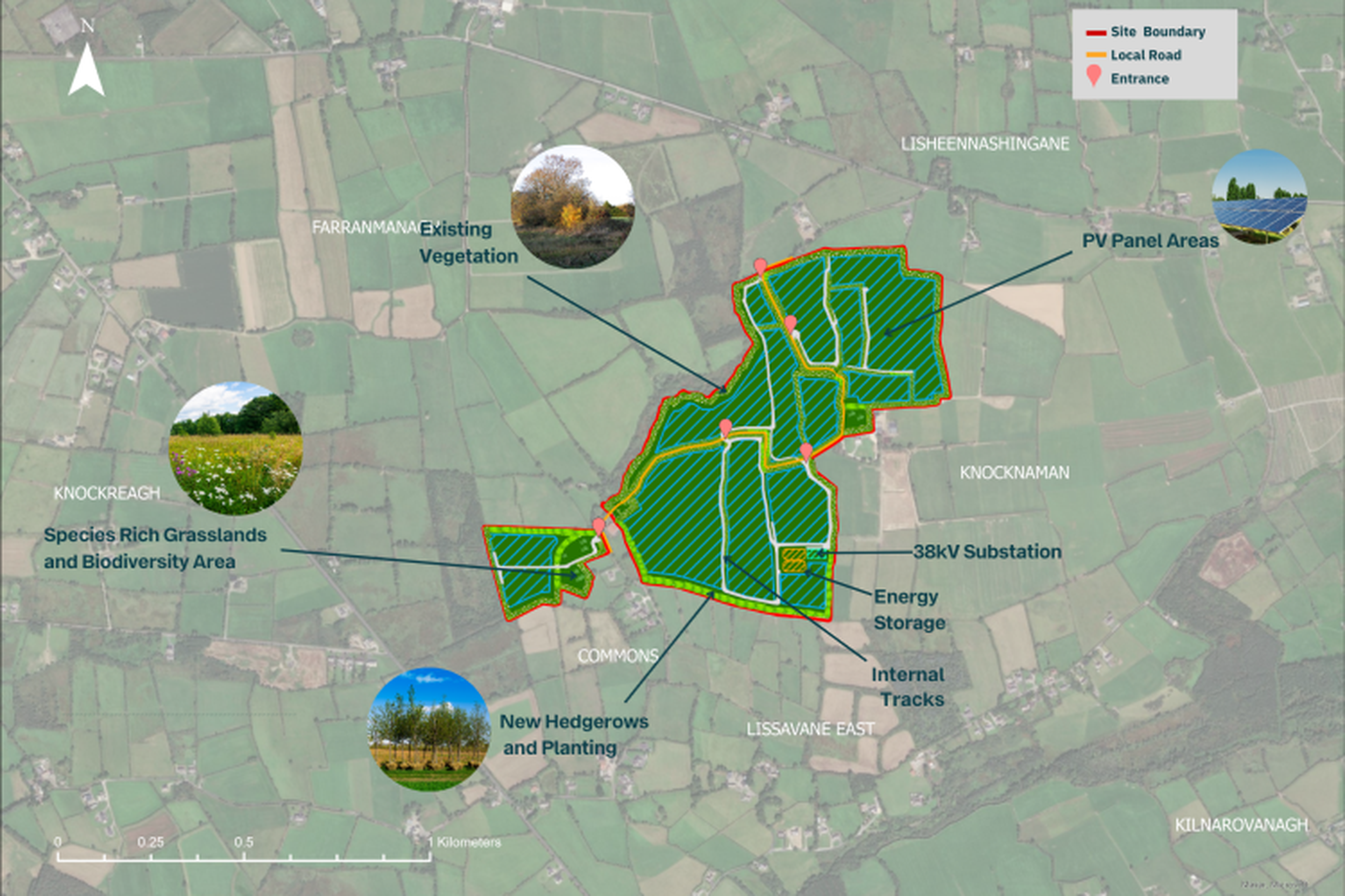 Laurel Ridge Solar Farm map