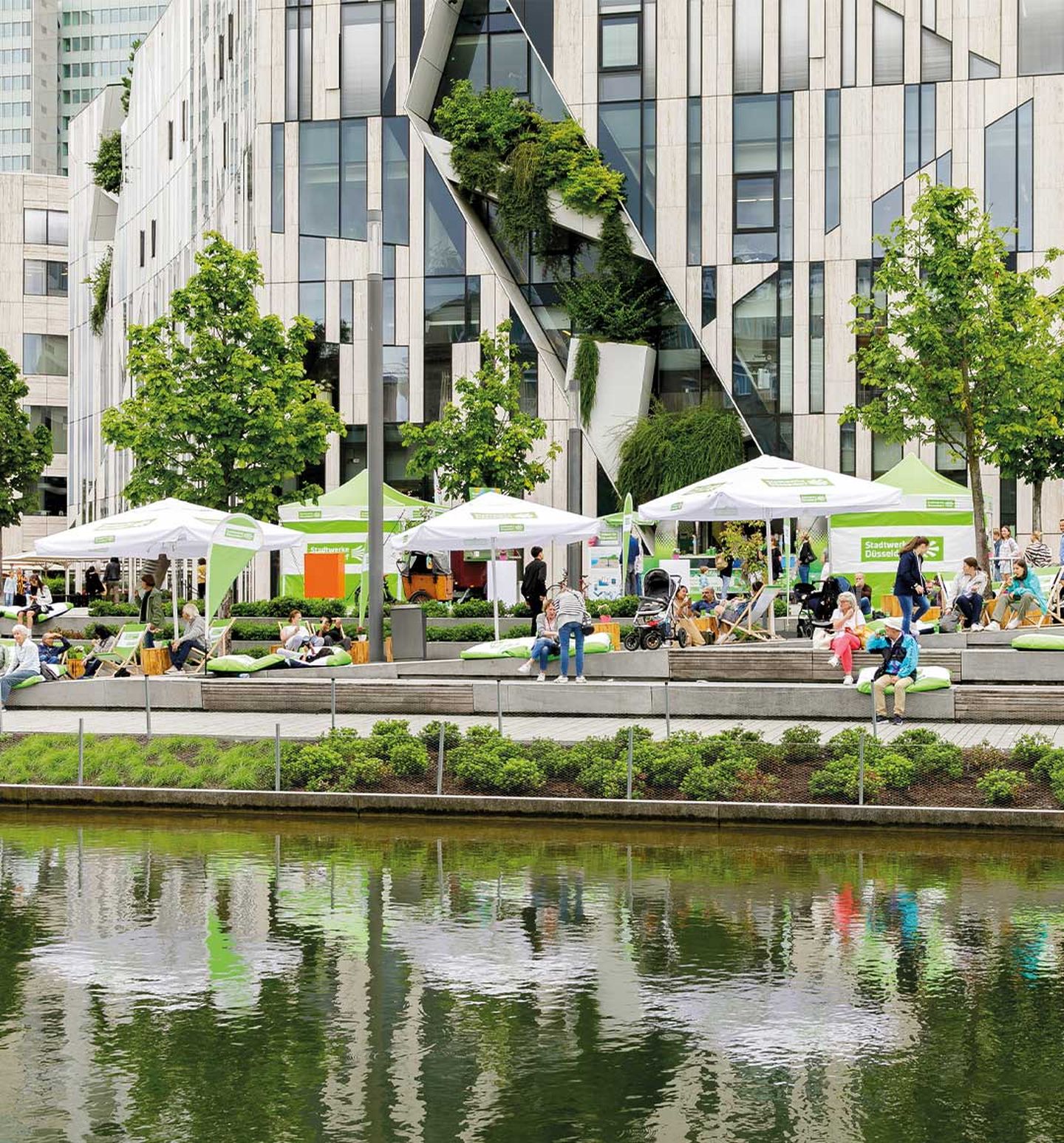 Trinkwasserevent am Ueckernagel in Düsseldorf