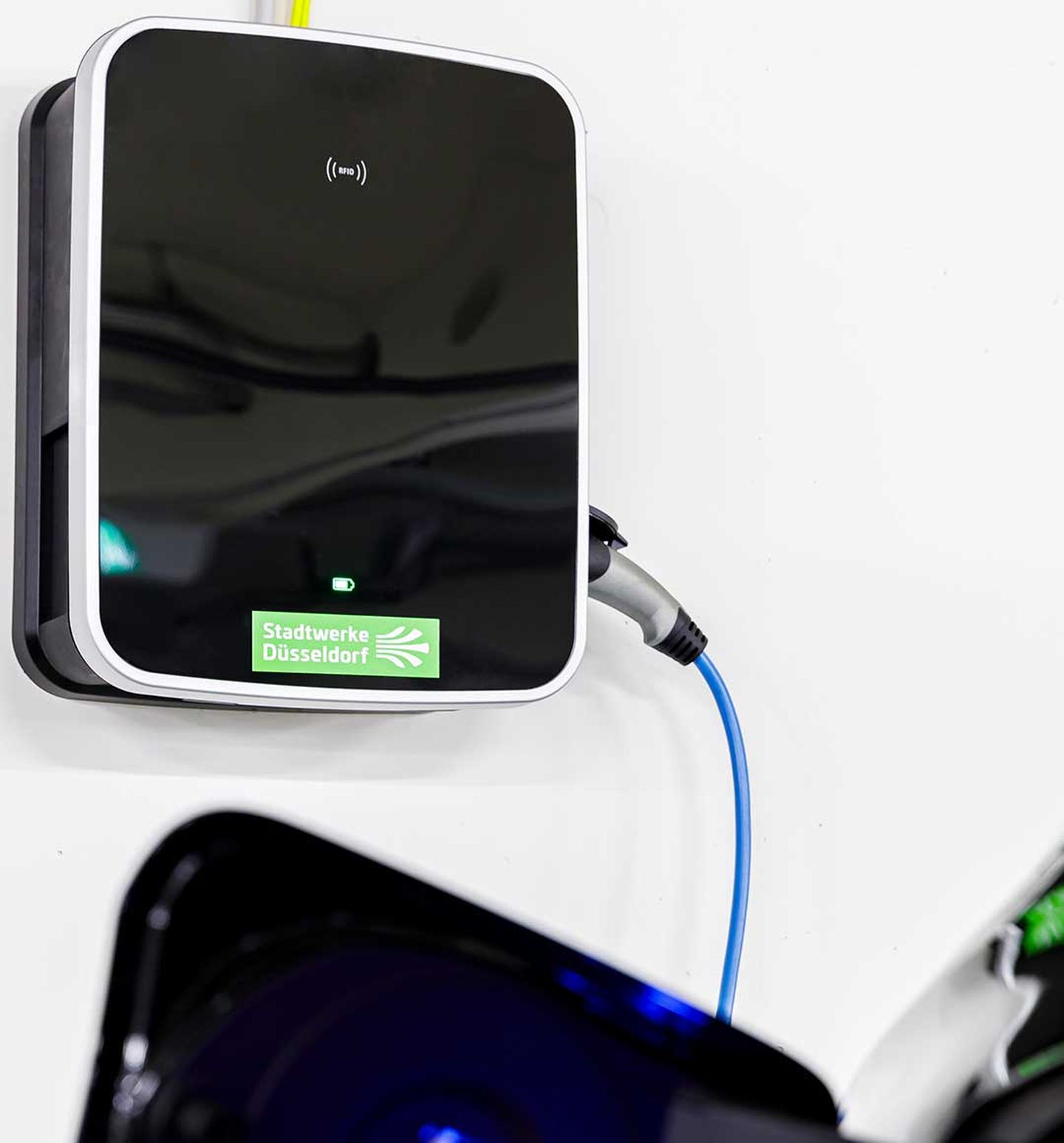 Eine Ladestation der Stadtwerke Düsseldorf