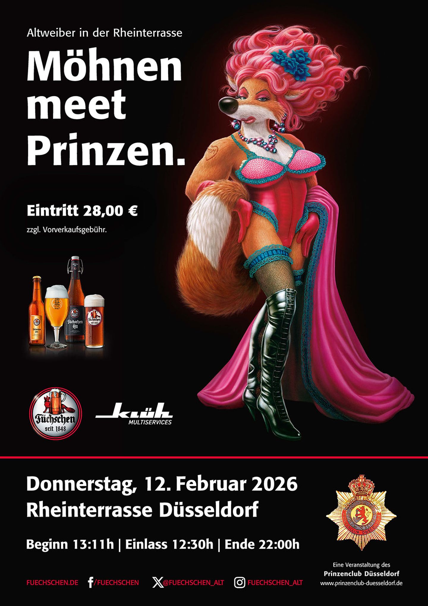 Plakat vom Möhnenball 2026