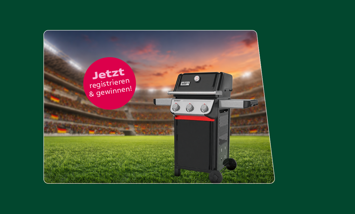 Ein Weber Gasgrill