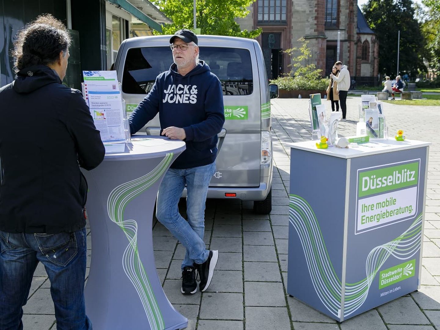 Düsselblitz, die mobile Energieberatung der Stadtwerke Düsseldorf
