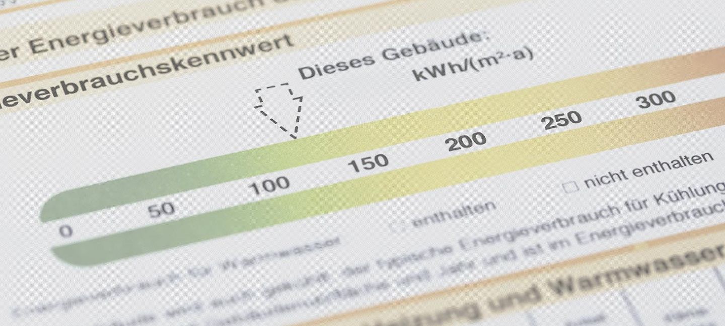 Ausschnitt aus einem Energieausweis