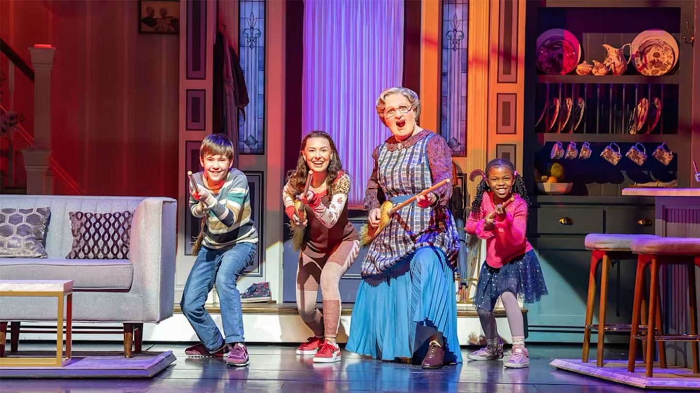 Szene aus dem Musical "Mrs. Doubtfire"