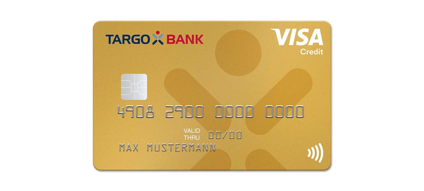 Eine Kreditkarte der TARGOBANK