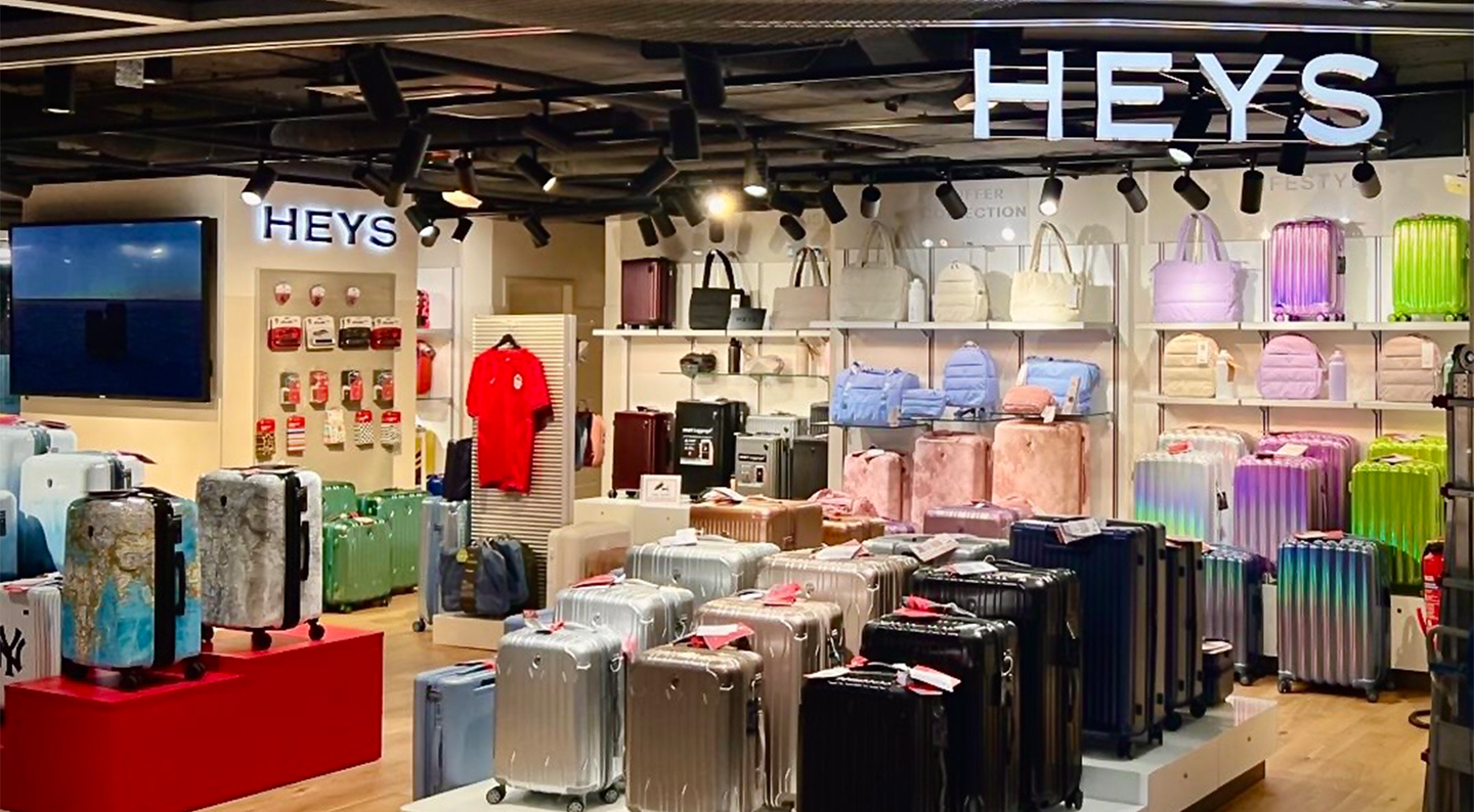 HEYS Store am Düsseldorfer Flughafen