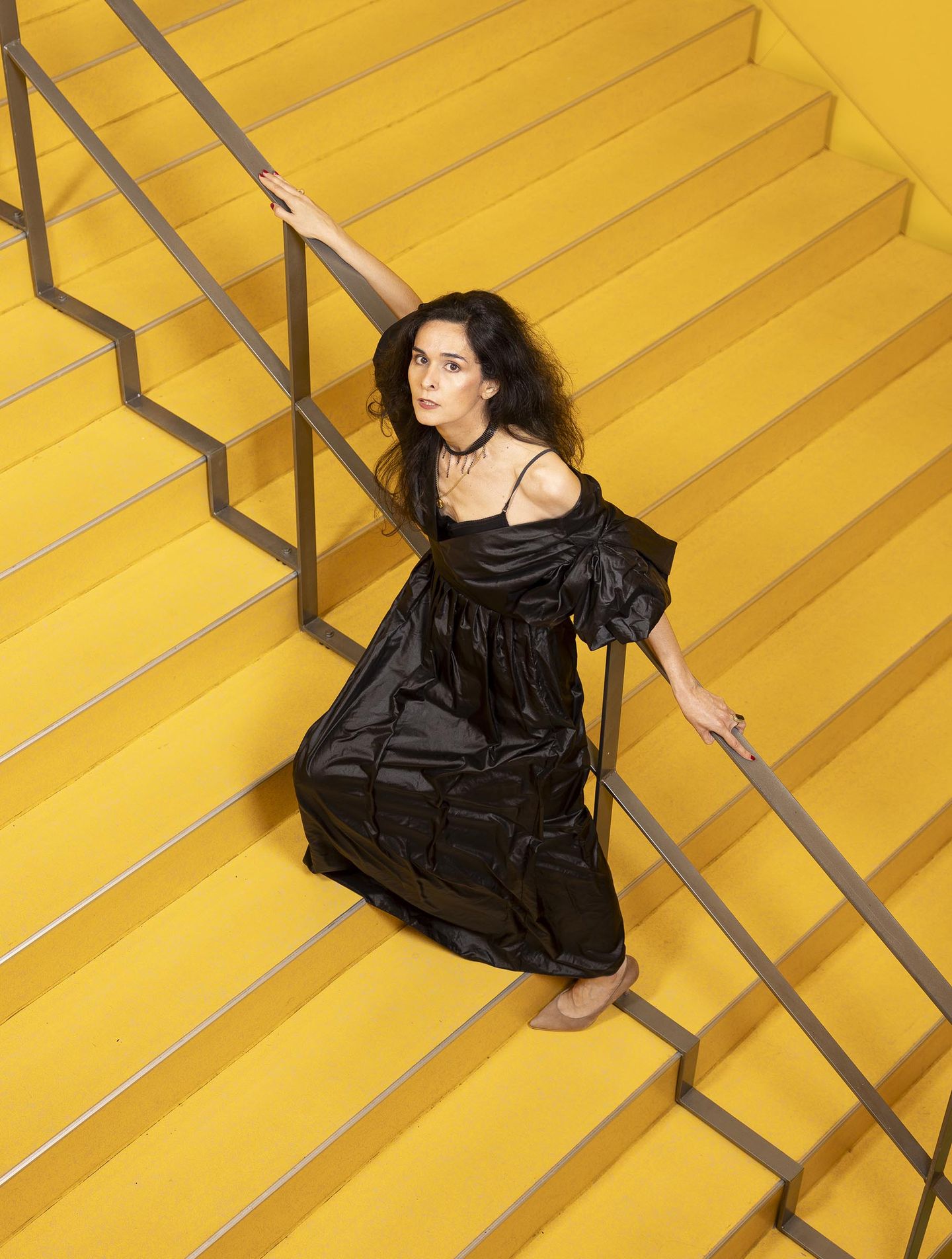 Eine Schauspielerin aus dem Stück DonGiovanni2025