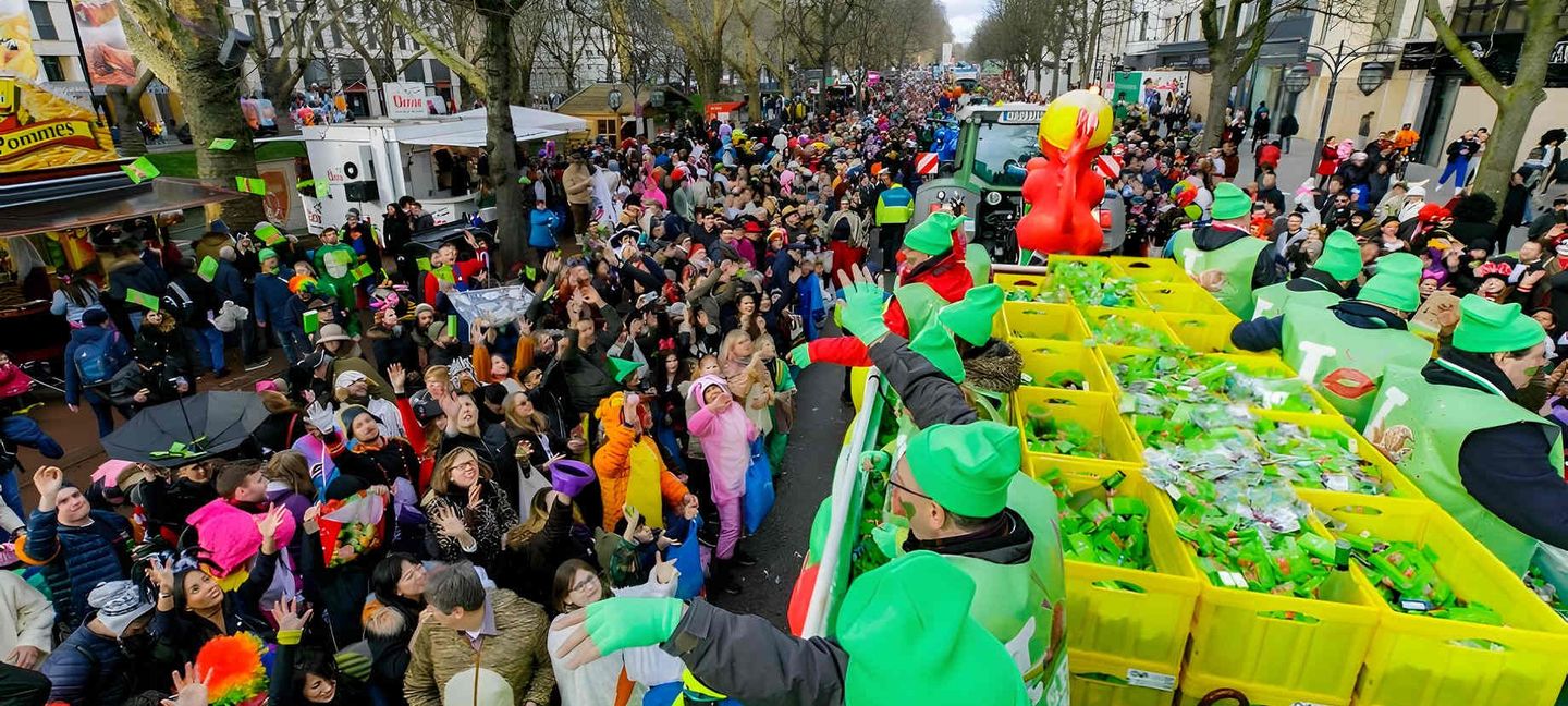 Karnevalswagen der Stadtwerke Düsseldorf